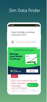 Pak e-service - Pak sim data android App screenshot 2